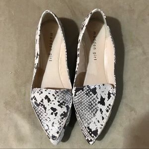 Madden Girl Snakeskin Flats